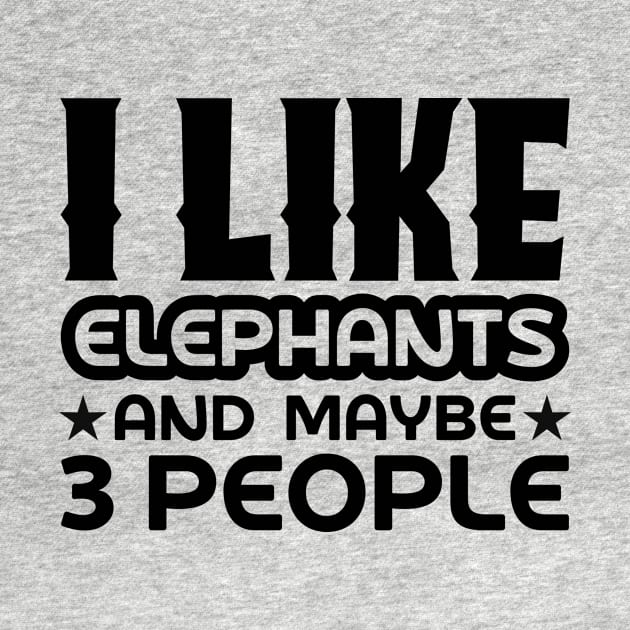 I like elephants and maybe 3 people by colorsplash